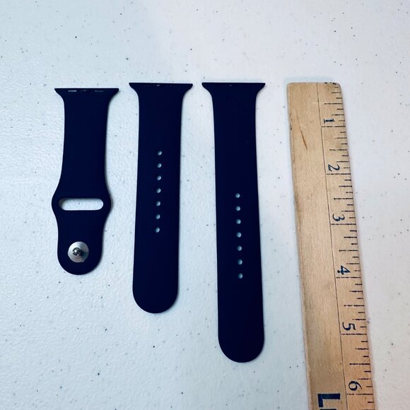 Sky-B Rose Gold Apple Watch Case and Blue Silicone Band Compatible with Series 4 - Picture 5 of 10